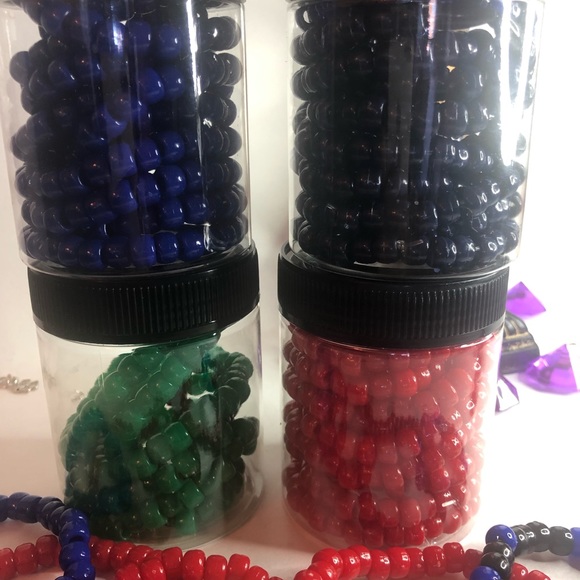 Briolette Rondelle Acrylic Beads Buy 10 for 14.00 - Picture 4 of 4